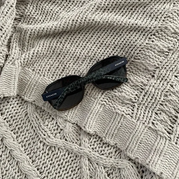 Coach Navy Sand Sunglasses - Picture 3 of 7